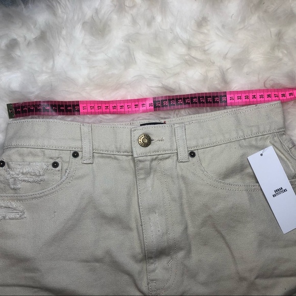 UO BDG Roxi Destructed Denim Mini skirt NWT Medium - Picture 11 of 12